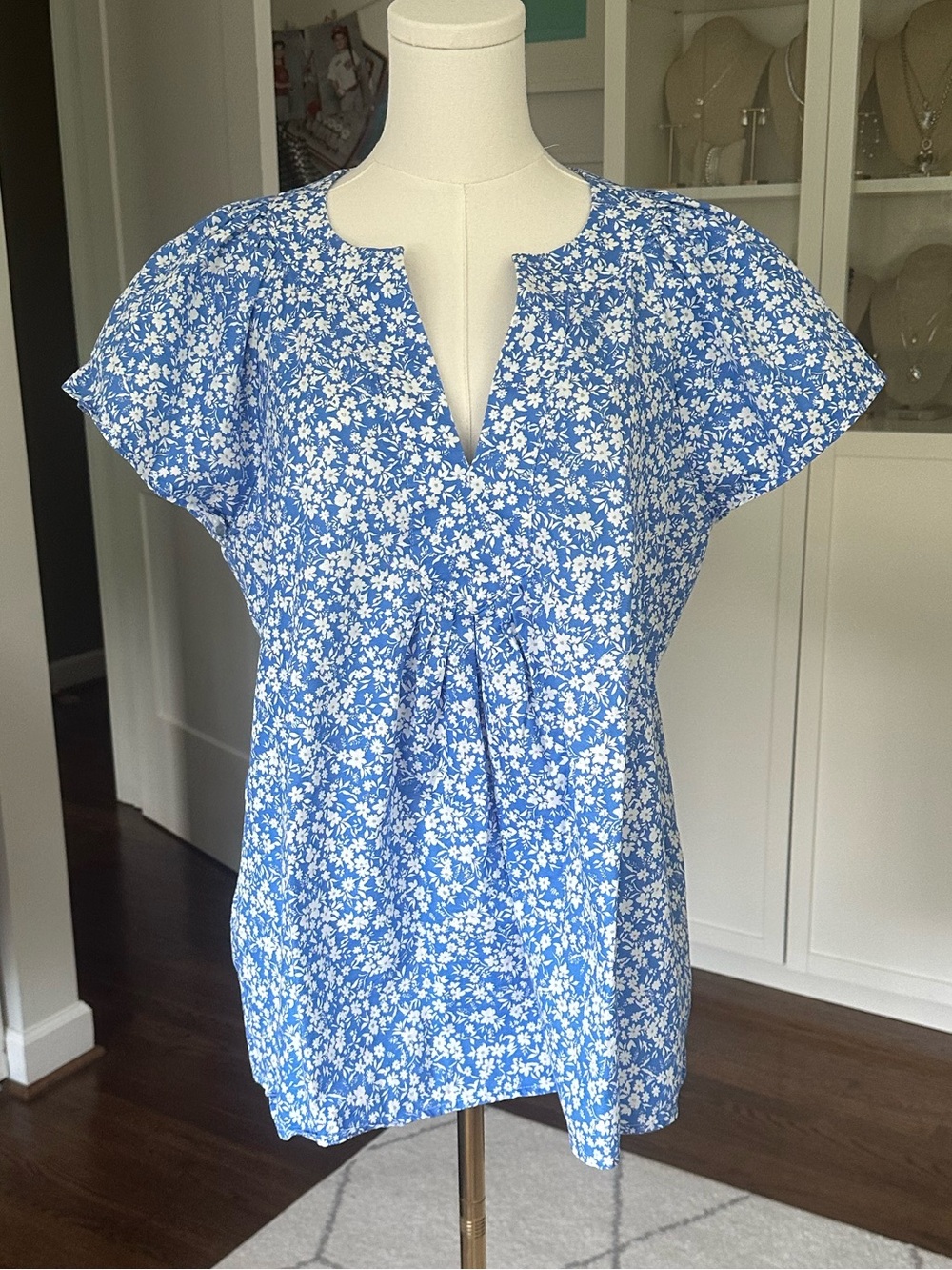 Tuckernuck x Cameron Eubanks Wimberly Blooms On Broad Finley Flutter Sleeve Top
